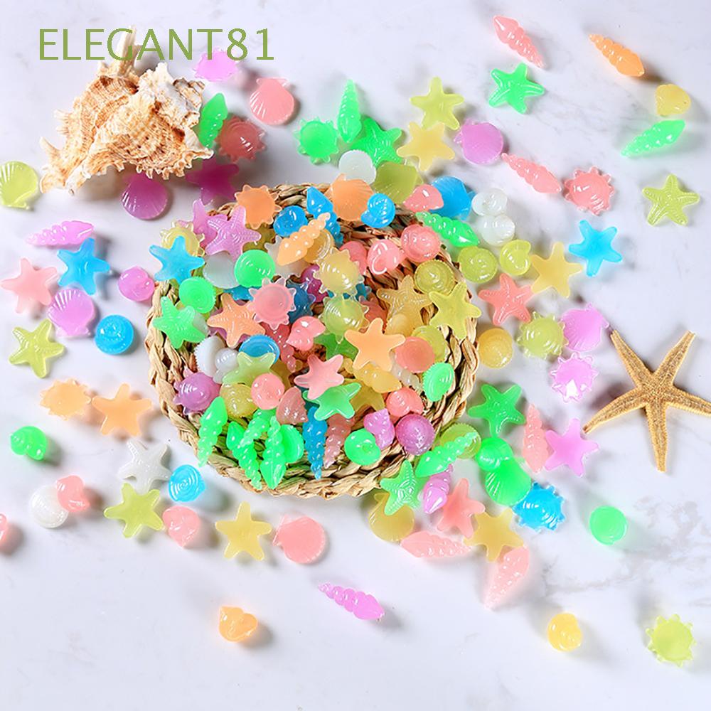 Set 81 Viên Đá Dạ Quang Nhiều Màu Trang Trí Bể Cá