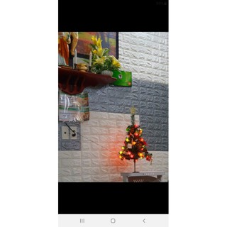Cây thông Noel chiều cao 60cm(Full phụ kiện)