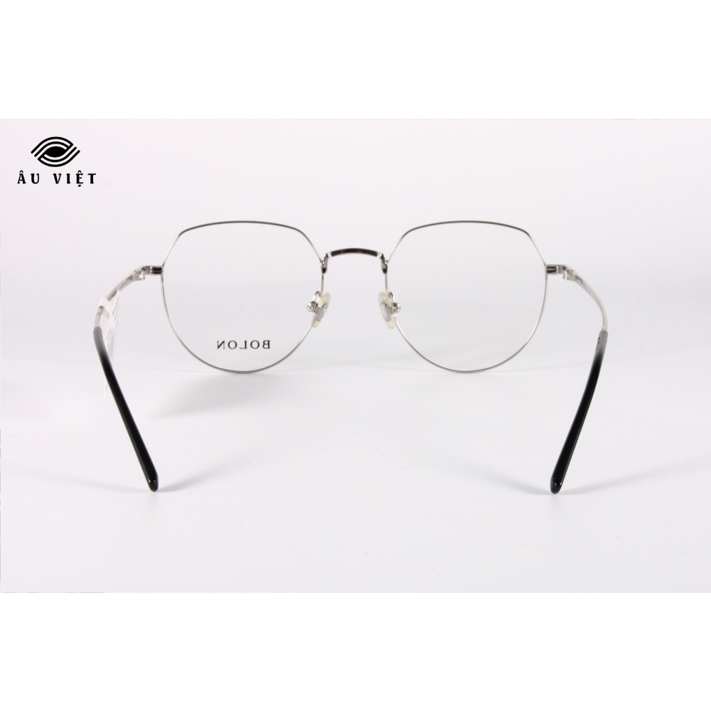 Gọng kính BOLON BJ-7052 màu bạc viền đen Full box