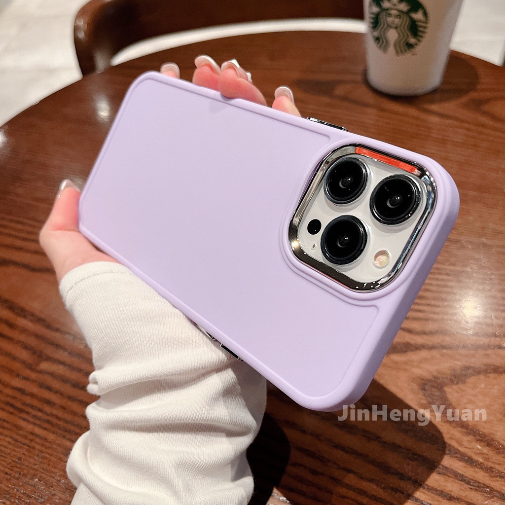 Ốp Điện Thoại Silicon TPU Mềm Nhám Chống Sốc Sang Trọng Cho IPhone 14 13 12 11 Pro Max 14plus