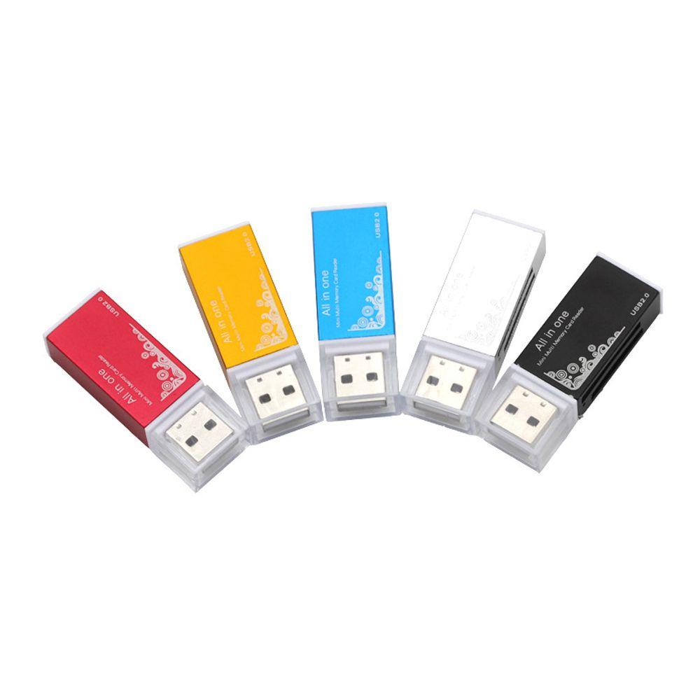 Đầu đọc thẻ nhớ MMULCK TF/ SD/ M2/ MS 4 trong 1 USB 2.0 tốc độ cao mini đa năng