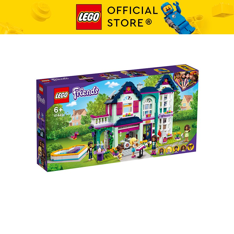 LEGO FRIENDS 41449 Biệt Thự Gia Đình Của Andrea ( 802 Chi tiết) Đồ chơi lắp ráp búp bê cho bé gái