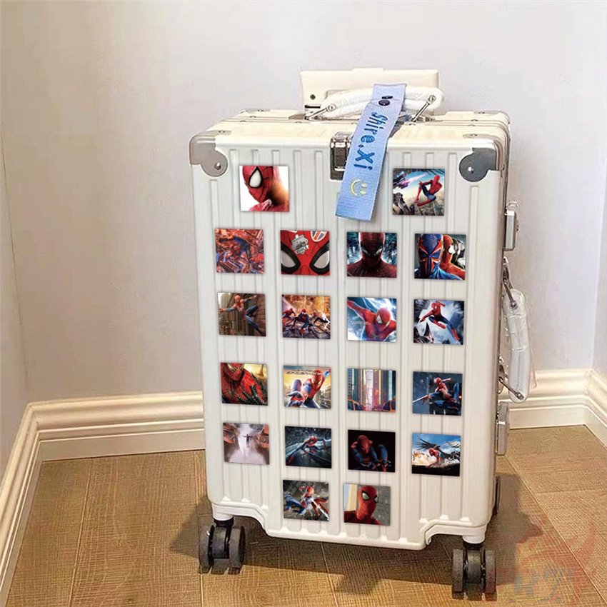 52 Cái / Bộ ☆ Áp Phích Dán Hình Người Nhện Mini Độc Đáo ☆ Miếng Dán Đề Can Chống Thấm Nước Thời Trang Tự Làm