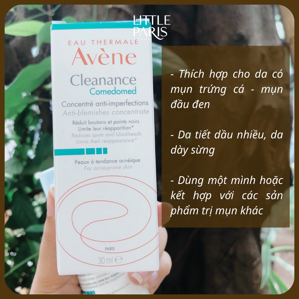 Dưỡng Chuyên Sâu Avene Cleanance Comedomed Cho Da Mụn Trứng Cá và Mụn Đầu Đen 30ml