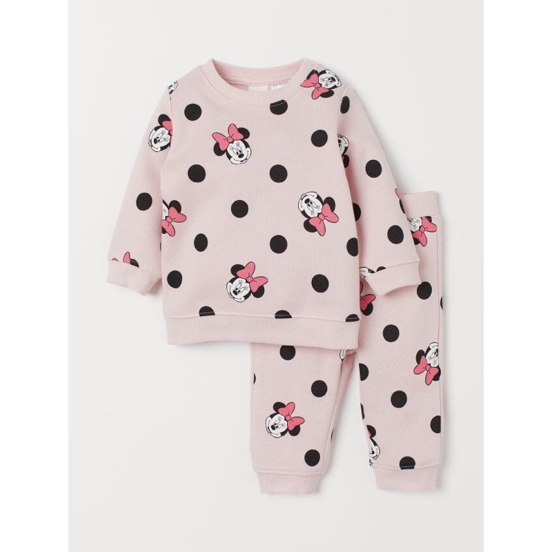 Bộ nỉ minnie dư xịn 1:1 cho bé gái cực xinh
