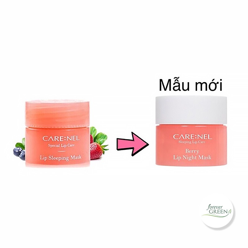 Mặt Nạ Ngủ Môi CARENEL Lip Sleeping Mask minisize 5g FG188