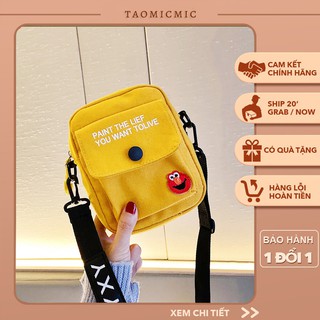 Túi xách nữ Túi deo chéo in canvas nhỏ gọn cực xinh MSP015