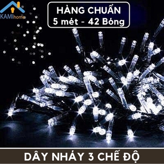 (XẢ KHO) Dây đèn led nháy kim trang trí tết màu Trắng-4m đèn trang trí đèn ngủ mã 26001