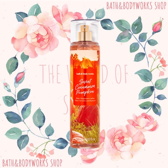 Xịt Thơm toàn thân Bath And Body Works Sweet Cinnamon Pumpkin