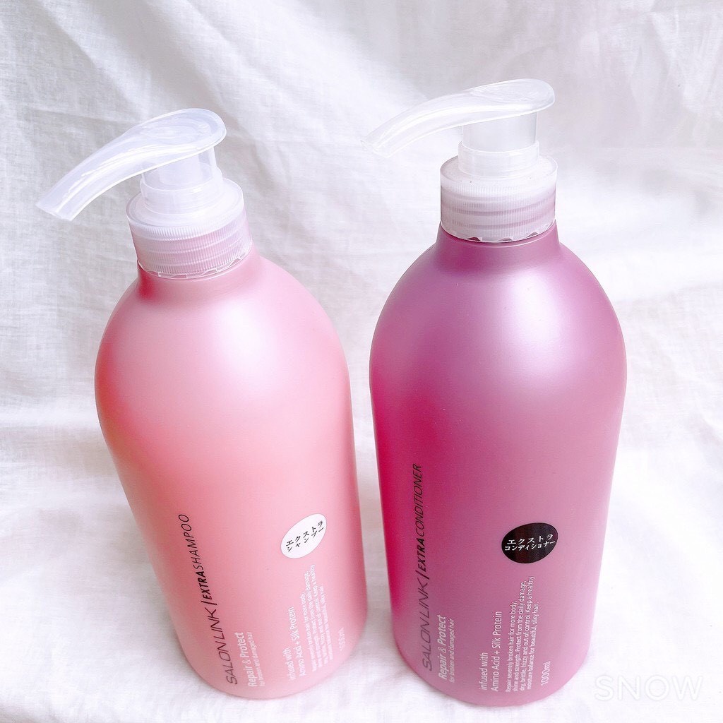 Dầu gội KUMANO Salon Link 1000ml phục hồi tóc hư tổn tóc gội nhuộm giảm sợ rụng tóc nội địa Nhật - Bahachiha