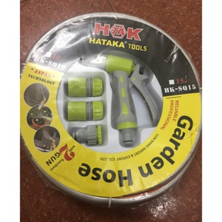 Bộ vòi tưới rửa xe 10m
