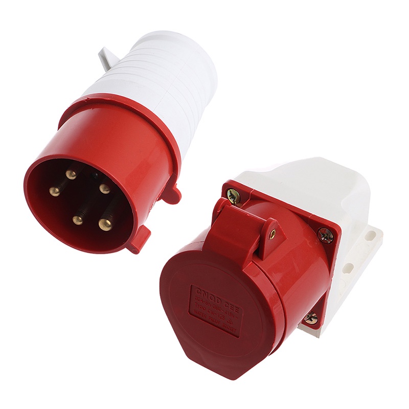 Phích Cắm Công Nghiệp Chống Chịu Thời Tiết 32 Amp 5pin 240-415V IP44 3P + N + E 32A