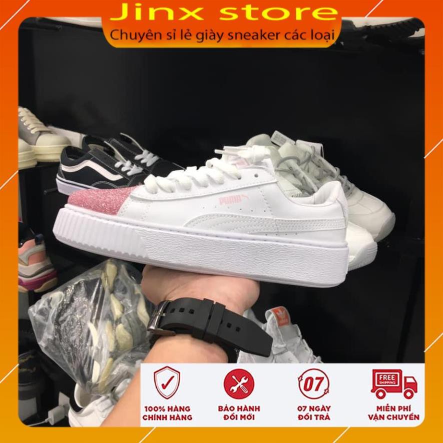 sale lớn nhất 12-12 [Hot Trend ] Giày thể thao Puma nhũ hồng 1.1 -Jinx Store > *