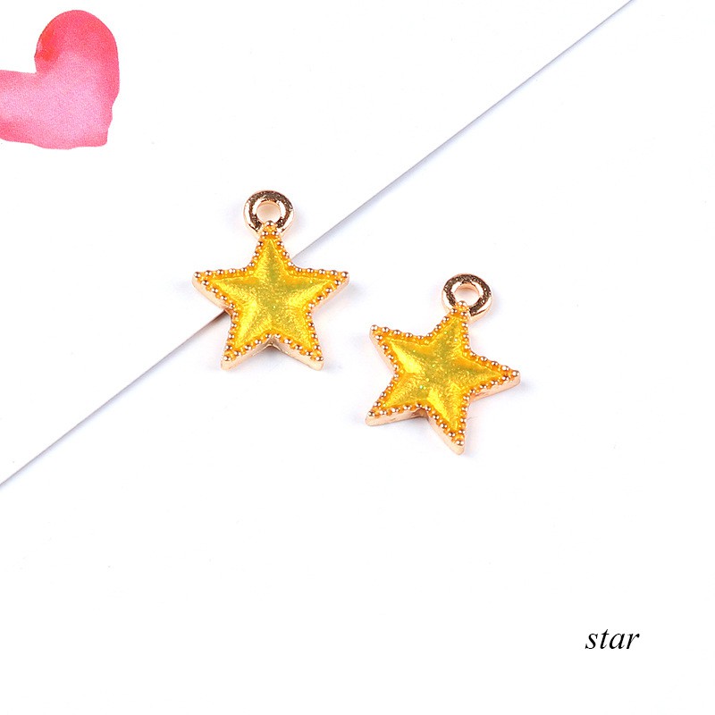 Set 3 Cặp Bông Tai / Vòng cổ Hình Hành Tinh Ngôi Sao diy