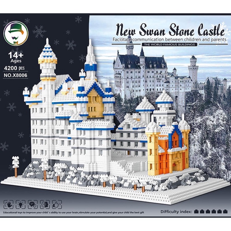 Lego Láp Ráp Lâu Đài Tuyết ❄️ 👑