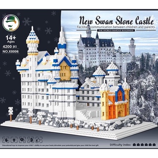 Lego láp ráp lâu đài tuyết ❄️ 👑