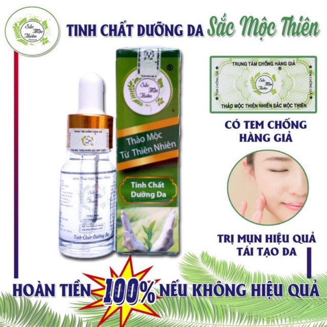 Tinh Chất Dưỡng Da Sắc Mộc Thiên - Se Khít Lỗ Chân Lông - Phục Hồi Da Sau Tái Tạo - Căng Mịn Và Trẻ Hóa Làn Da | WebRaoVat - webraovat.net.vn