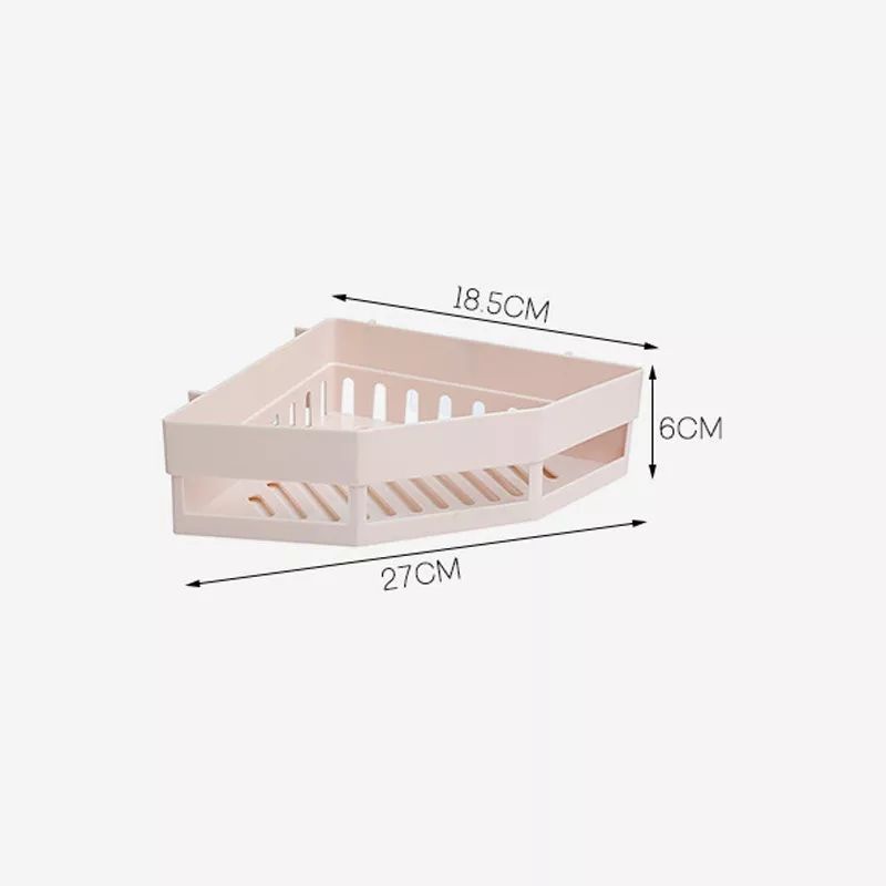 Kệ Nhà Tắm Tam Giác Kệ Để Đồ Phòng Tắm Nhà Bếp Góc Tường Dán Tường