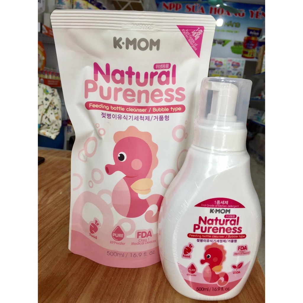 Nước rửa bình sữa K-mom Hàn Quốc