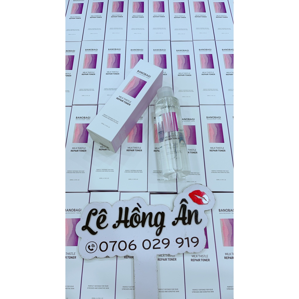 Nước Hoa Hồng Dưỡng Ẩm Làm Sáng Phục Hồi Da Banobagi Milk Thistle Repair Toner 200ml