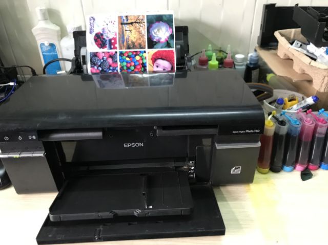 Máy in Epson L800 NC kèm mực dye