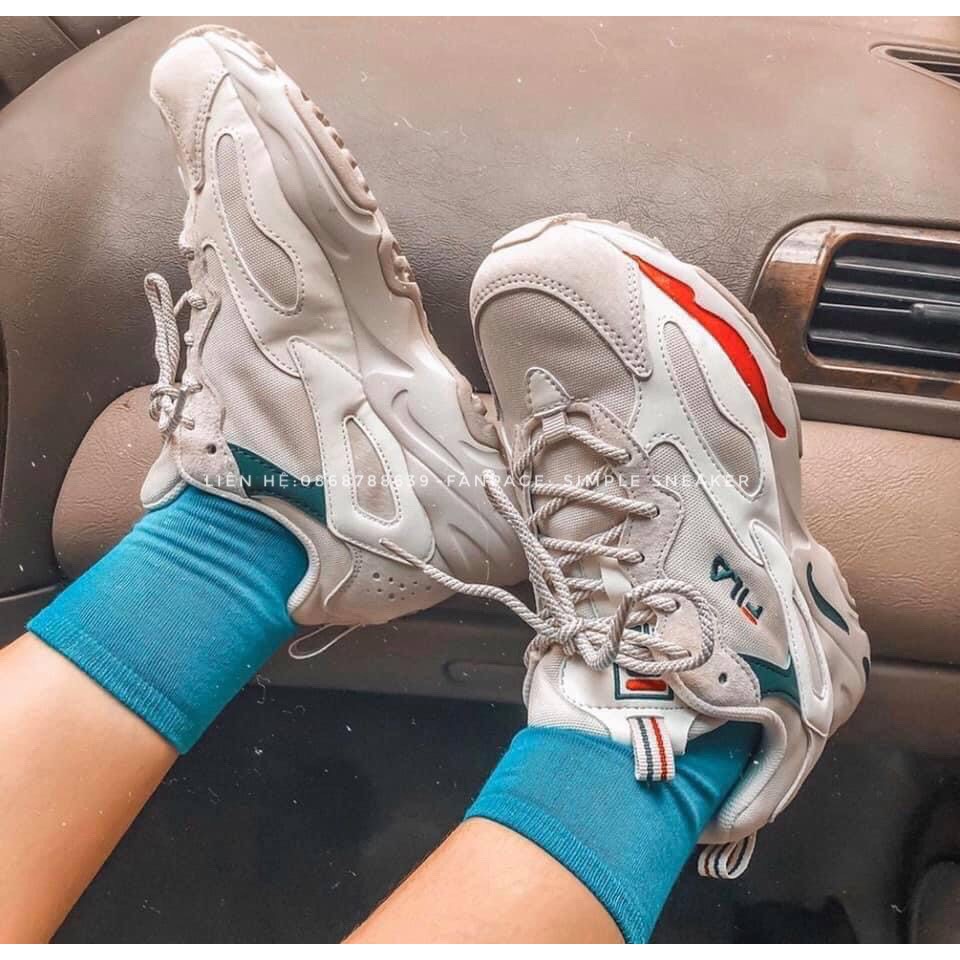 Giày Sneaker Thể Thao Fila Ray Tracer  - Hàng Chính Hãng- Giày Fila Hàn Quốc Tôn Dáng Tăng 4cm Chiều Cao