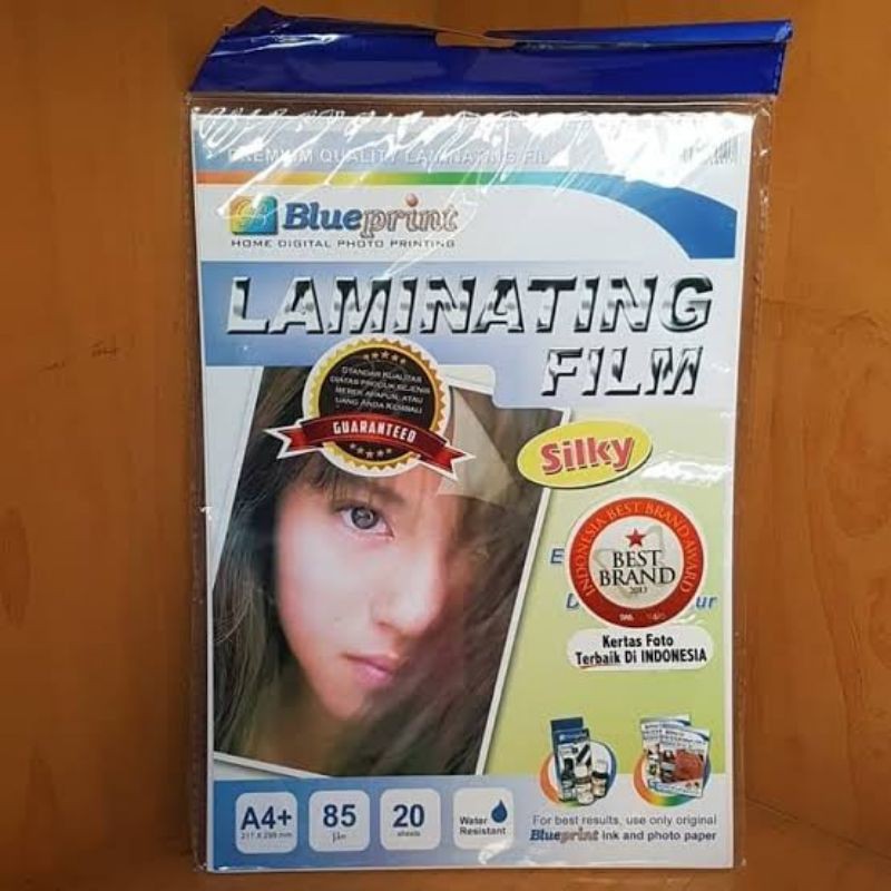 (hàng Mới Về) Miếng Dán Màn Hình In Màu Xanh Lam Lam Laminating