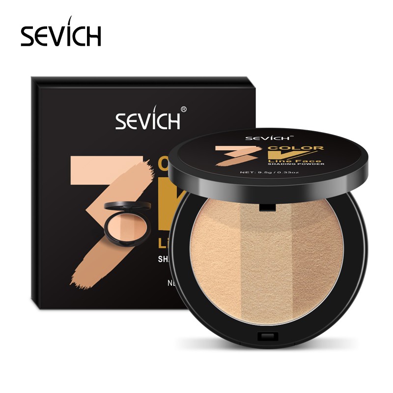 Phấn 3 màu Sevich tạo khối tự nhiên 9.5g