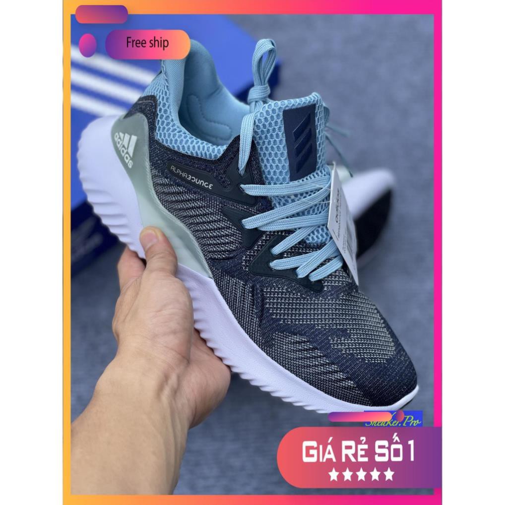 Giày thể thao sneaker nam nữ ALPHABOUNCE Beyond 2018 xanh