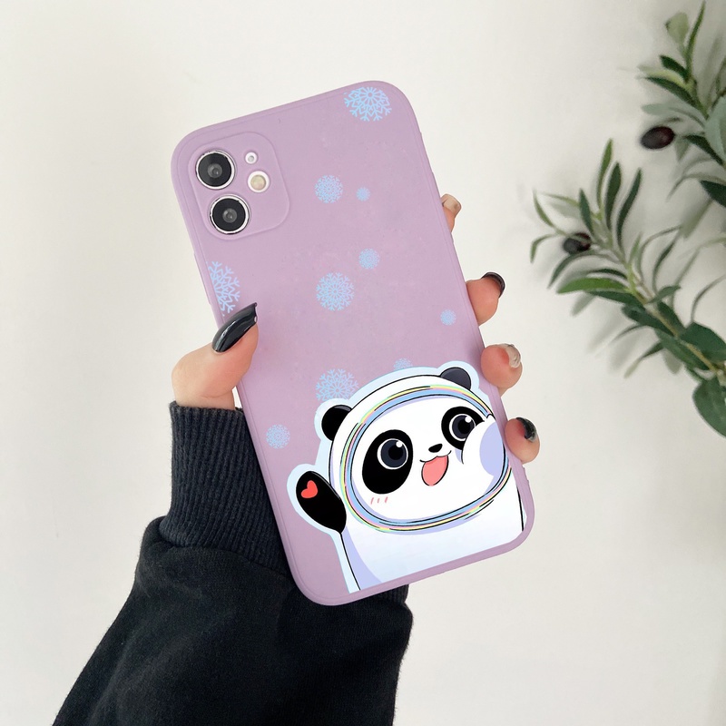 Ốp Điện Thoại Silicon Dẻo Mềm Chống Sốc Hình Hai Chú Mèo Dễ Thương Cho Realme 8 7 6 Pro 4G 5G