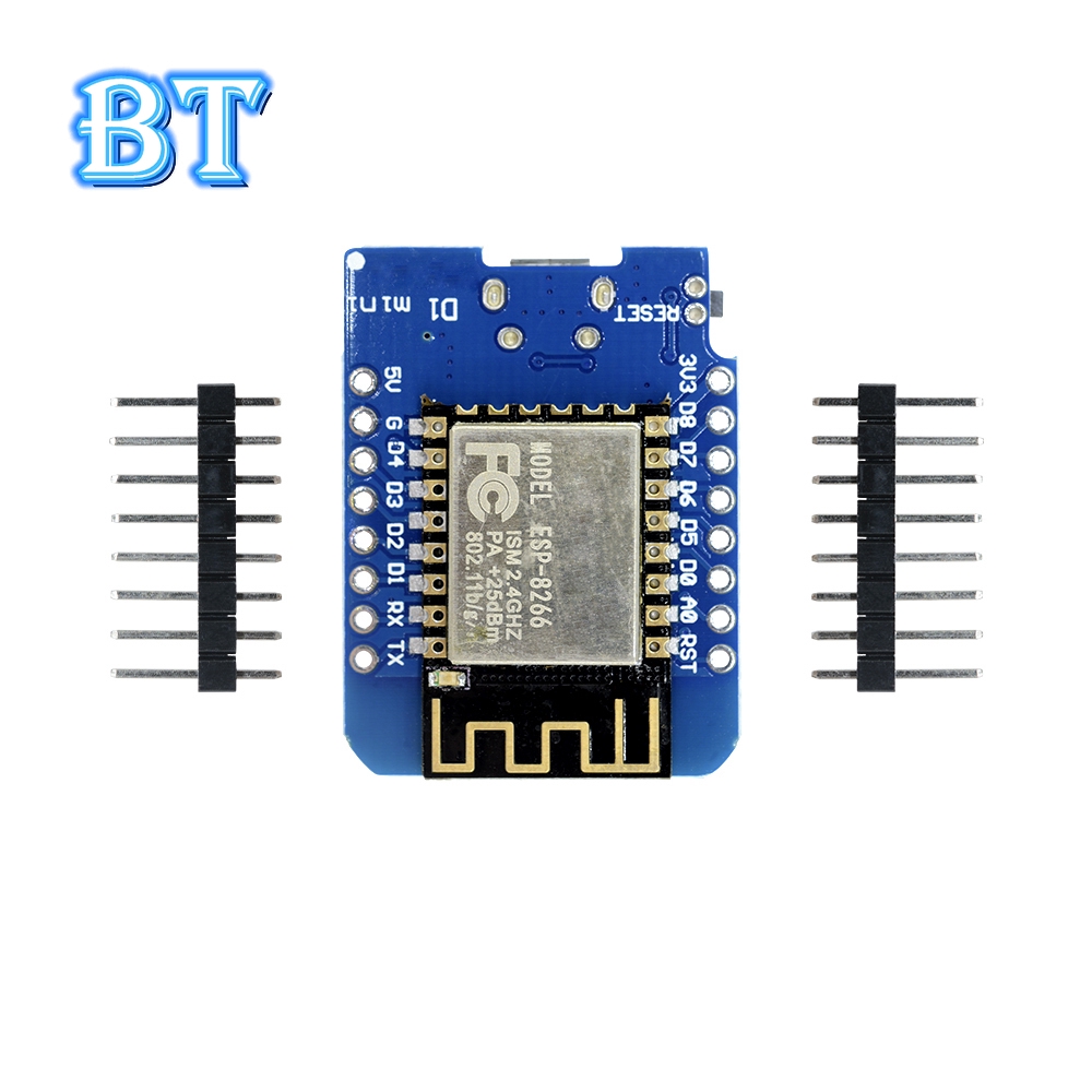 Bảng Mạch Phát Triển Esp8266 Esp-12 Esp-12F Ch340G Ch340 Micro Usb Dành Cho Arduino Wemos D1 Mini V2 Iot Board 3.3v