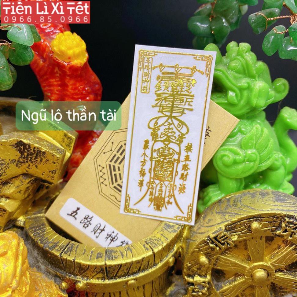 [Trợ giá] Miếng dán trang trí điện thoại NGŨ LỘ THẦN TÀI