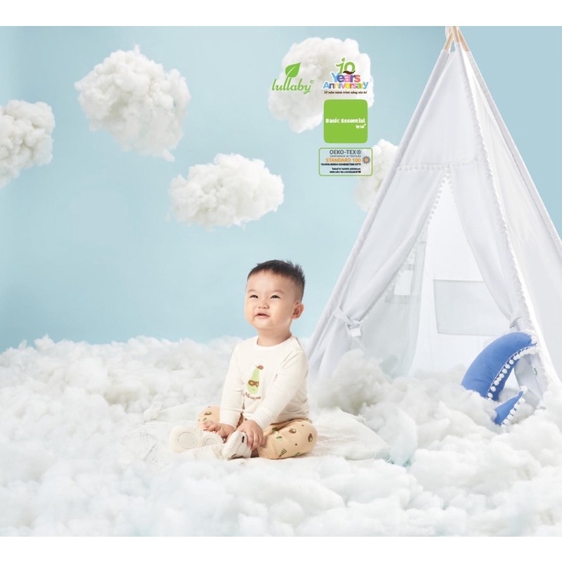 (Xả Hàng) Bộ Cài Vai Dài Tay Petit Bé Trai/Gái Lullaby 2022 (9m-4y)