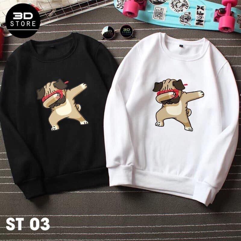 Áo Sweater hoodie nam nữ⚡FREESHIP⚡nĩ ngoại cao cấp form rộng tay dài-in hình