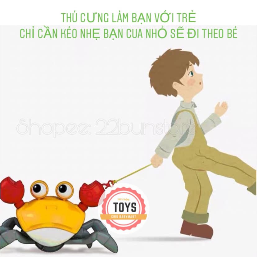 Đồ chơi nhà tắm cua càng vặn cót