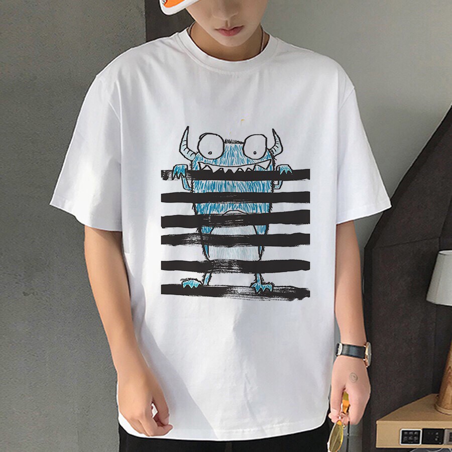 <SMLshop> Áo thun tay lỡ unisex Quỷ nhỏ | BigBuy360 - bigbuy360.vn