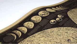 Poster Moon Map