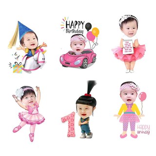 Nhận Đặt gấp_Hình CHIBI 20cm 30cm_ để bàn trang trí sinh nhật cho bé