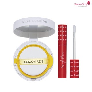 Combo phấn nước lemonade matte addict dual cushion tặng lip filler