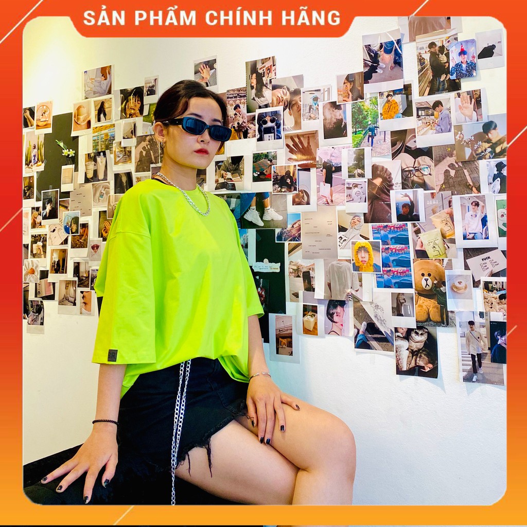 [ MÃ - BROWBTNT1 - SALEOFF 10%]   ÁO THUN  BROWN  DẠ QUANG - XANH  - UNISEX - BROWN.studio   [ HÀNG 