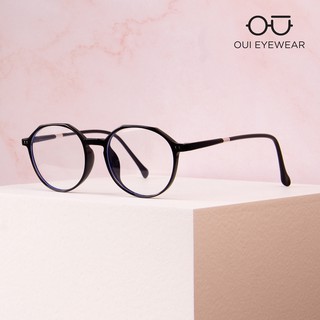 Gọng kính cận nhựa tròn đầu đa giác CN0027