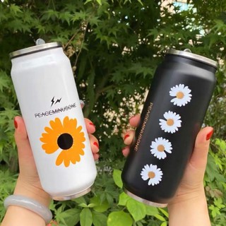 Bình giữ nhiệt Hoa Cúc G-Dragon Phong cách Trẻ Trung Unisex Xuất xứ Hàn Quốc Lõi Inox Chất Lượng Cao 500ml