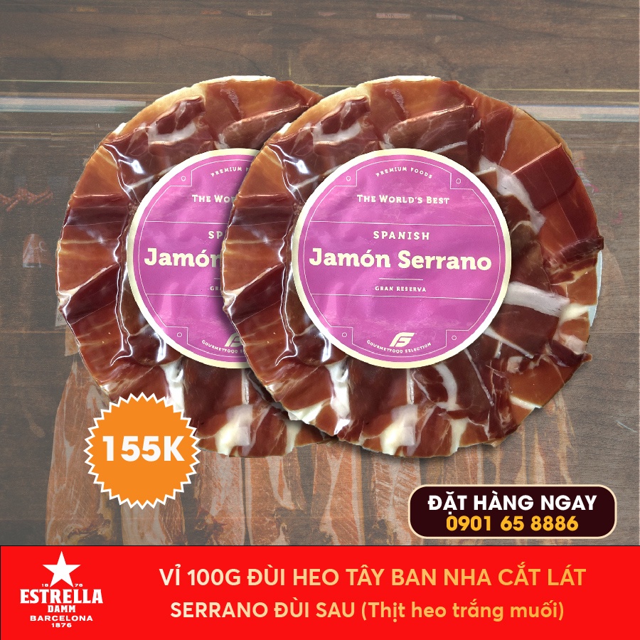 Thịt heo trắng muối, từ Tây Ban Nha