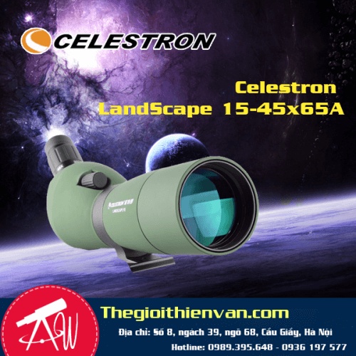 Ống ngắm zoom (Spotting Scope) Celestron LandScape 15-45x65A - Hàng chính hãng