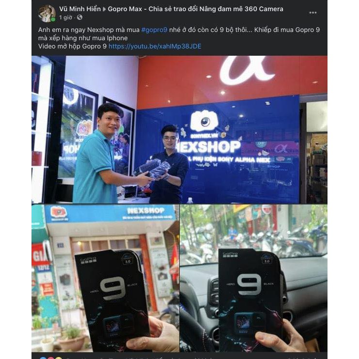 Máy quay phim GoPro HERO 9 Black | Chính hãng | FPT Bảo hành 12 Tháng | BigBuy360 - bigbuy360.vn