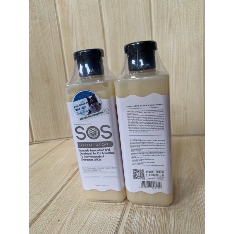 Sữa tắm SOS cho chó mèo 530ml