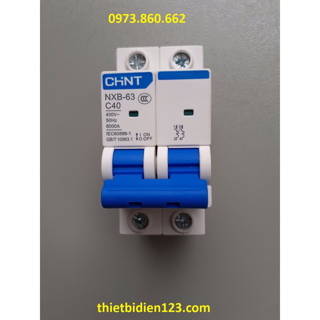 ATTOMAT CHINT MCB 2P 16-63A -NXB-63-C16A, 20A, 25A, 32A, 40A, 63A