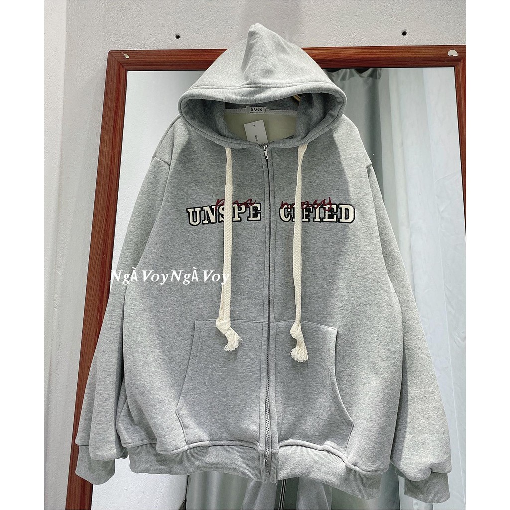 ÁO KHOÁC NỈ CHỮ THÊU LỬA SIÊU ẤM | BigBuy360 - bigbuy360.vn