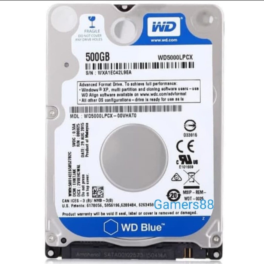 Ổ Cứng Ngoài Wd Blue 500gb Hdd