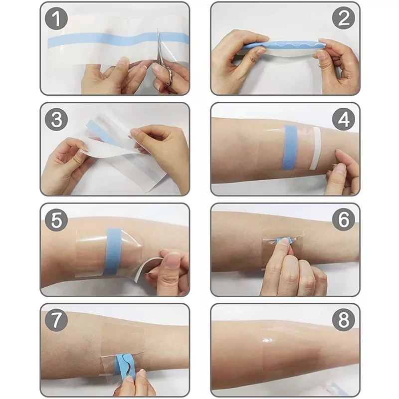 Cuộn Băng Dán Nâng Ngực Trong Suốt Chống Thấm Nước Dành Cho Nữ，Áo Ngực Trong Suốt 5M Mới Áo Ngực